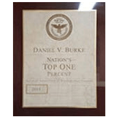 Daniel V. Burke Nation's Top One Percent